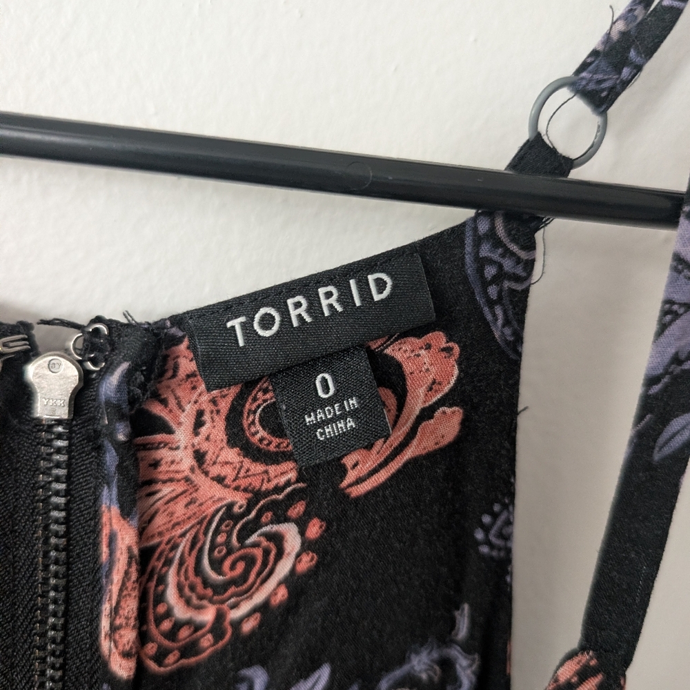 Torrid Women's Floral Tank Top Size 0 (XL) - Picture 2 of 4